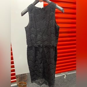 Banana Republic black lace dress